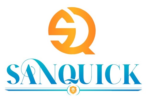 SANQUCIK with the device of SQ trademark artwork