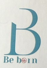 Device of ‘B’ with Be born trademark artwork