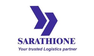SARATHIONE- " Your trusted Logistics partner " trademark artwork