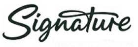 Signature (stylized) trademark artwork