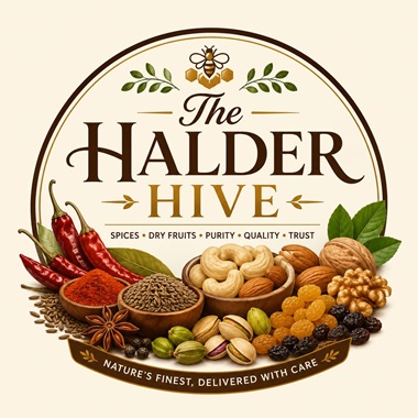 The HALDER HIVE SPICES. DRY FRUITS. PURITY. QUALITY. TRUST trademark artwork
