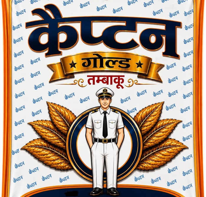 CAPTAIN GOLD TOBACCO trademark artwork