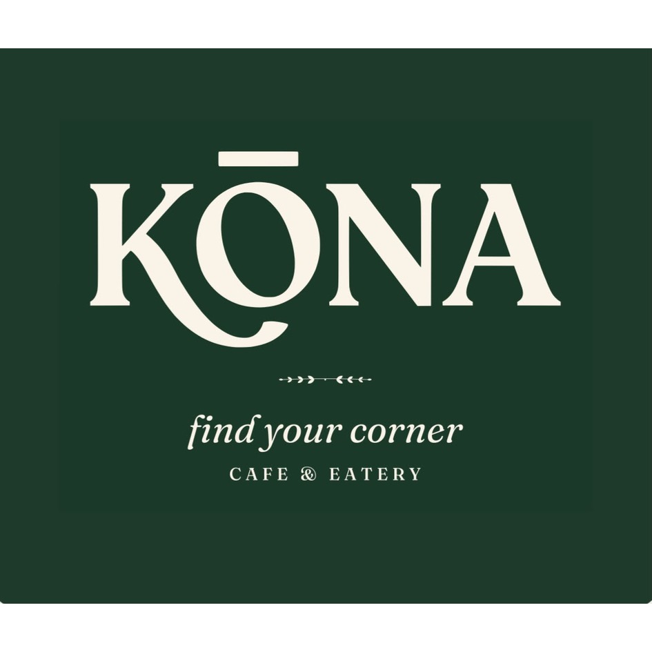 Kona cafe and eatery. trademark artwork