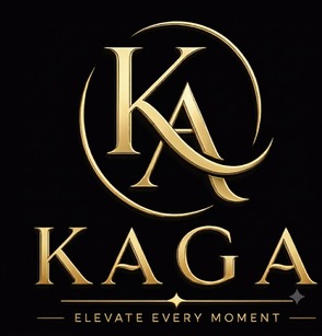 "KAGA" with tagline Elevate every moment trademark artwork