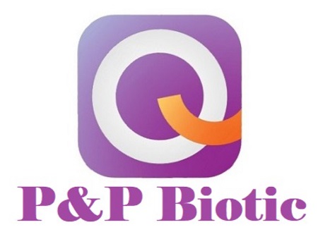 P&P BIOTIC WITH DEVICE trademark artwork