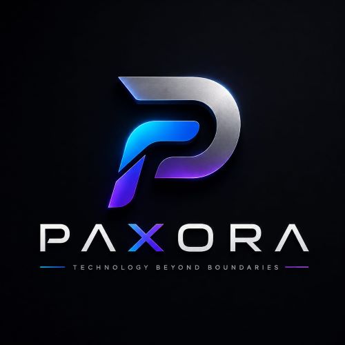 Paxora with device of P trademark artwork