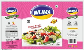 NILIMA as per Label trademark artwork