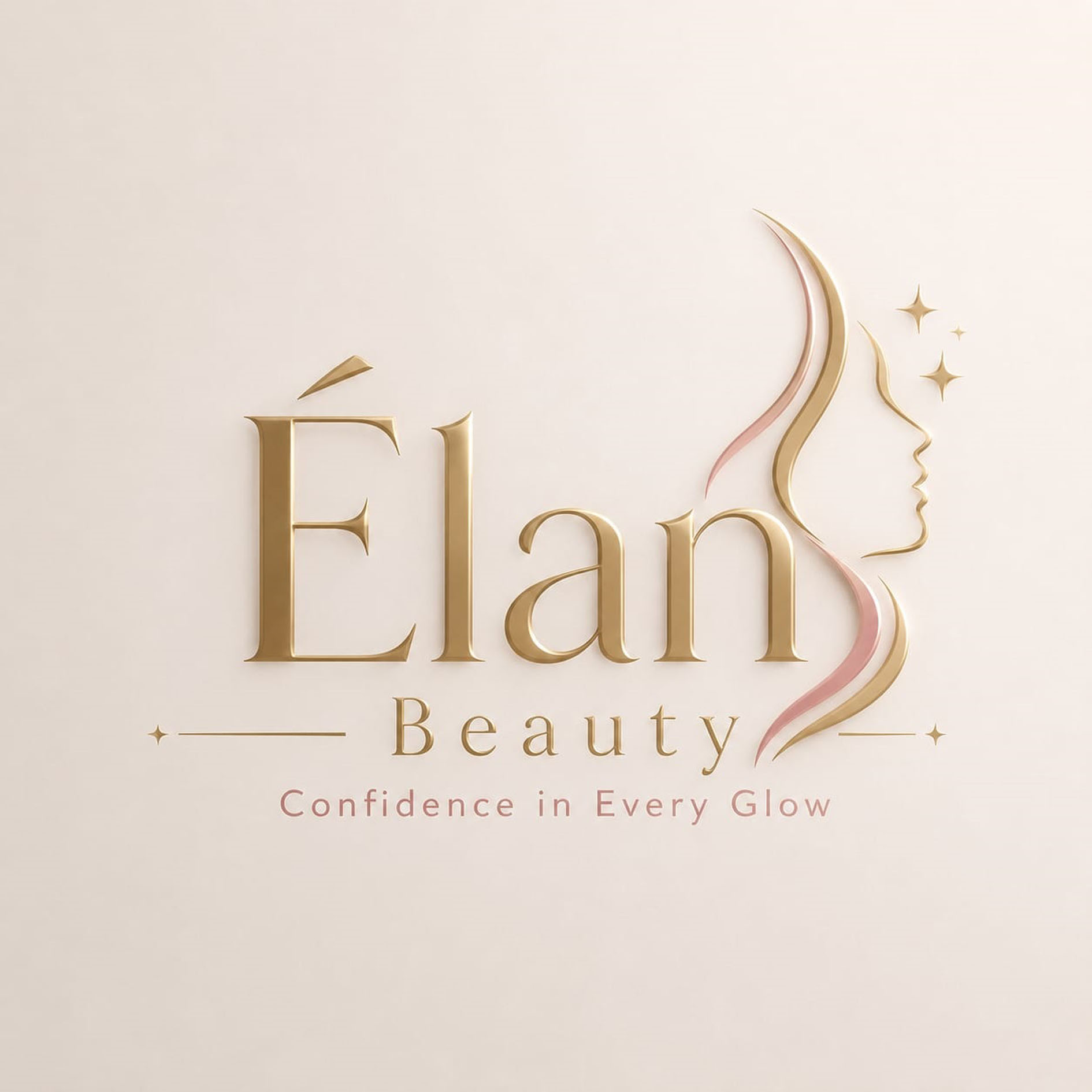 ELAN BEAUTY DEVICE WITH TAGLINE CONFIDENCE IN EVERY GLOW trademark artwork