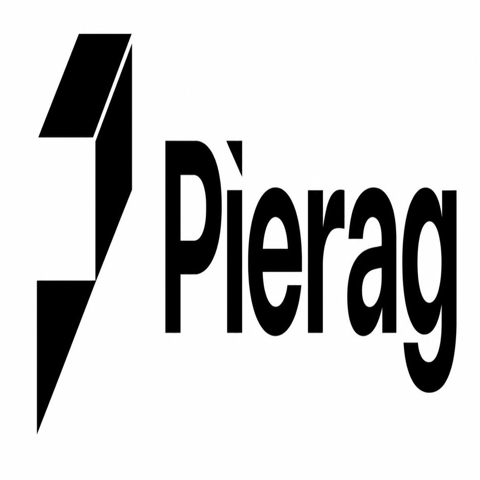 'P' in a square symbol followed by 'Pierag' trademark artwork