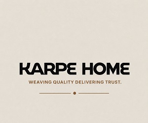 KARPE HOME - "WEAVING QUALITY DELIVERING TRUST" trademark artwork