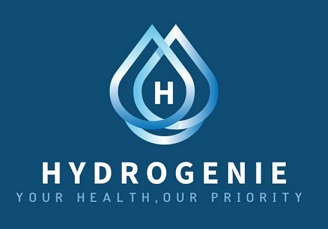 H HYDROGENIE YOUR HEALTH, OUR PRIORITY trademark artwork