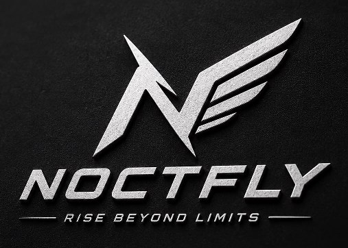 NOCTFLY with tagline of Rise Beyond Limits trademark artwork