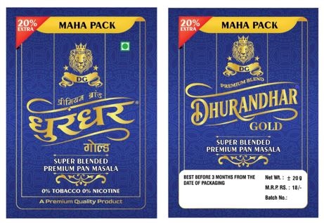 (Device)DHURANDHARGOLD trademark artwork