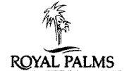 ROYAL PALMS trademark artwork