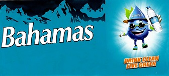 BAHAMAS DRINK CLEAN LIVE GREEN. trademark artwork