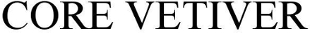 CORE VETIVER trademark artwork