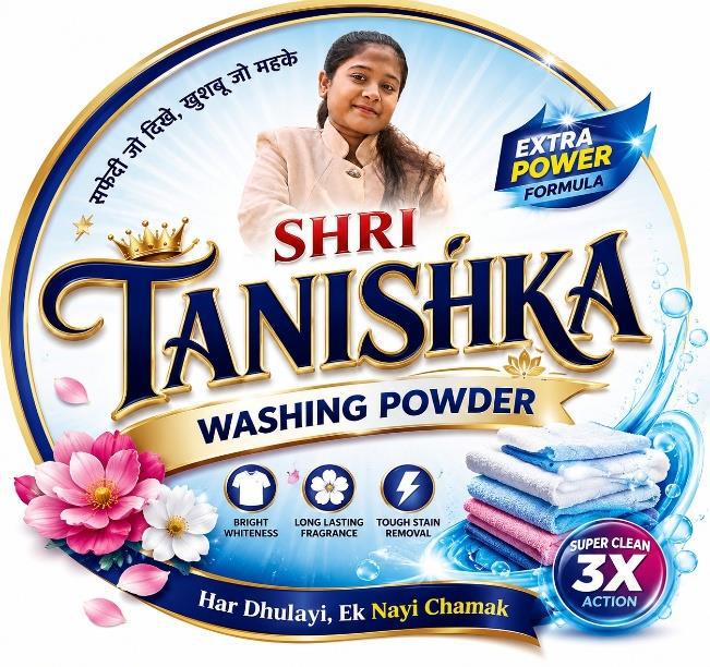 SHRI TANISHKA WASHING POWDER Har Dhulayi, Ek Nayi Chamak trademark artwork