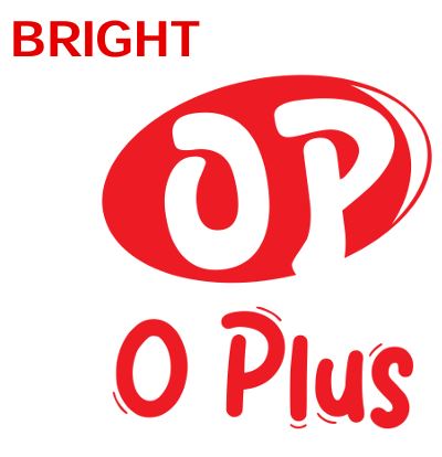 BRIGHT O PLUS WITH DEVICE OF OP trademark artwork