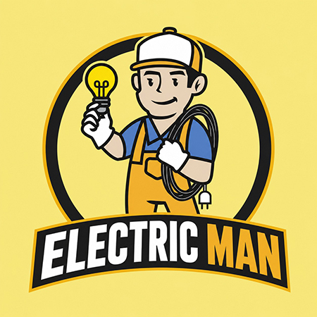 ELECTRIC MAN trademark artwork