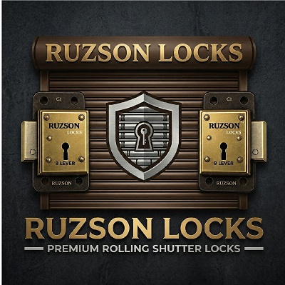 RUZSON LOCKS-PREMIUM ROLLING SHUTTER LOCKS trademark artwork