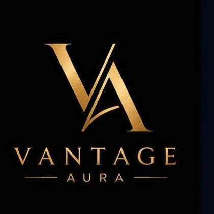 VANTAGE AURA WITH DEVICE OF VA trademark artwork