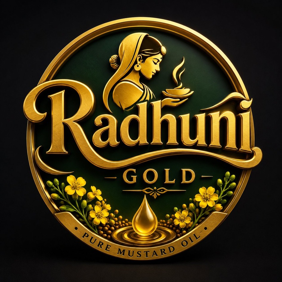 Radhuni gold trademark artwork