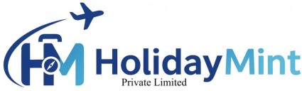 HolidayMint Private Limited with device trademark artwork