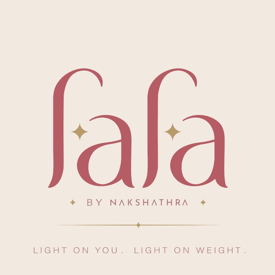 FAFA BY NAKSHATHRA LIGHT ON YOU LIGHT ON WEIGHT trademark artwork