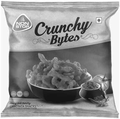 NON STOP Crunchy Bytes trademark artwork