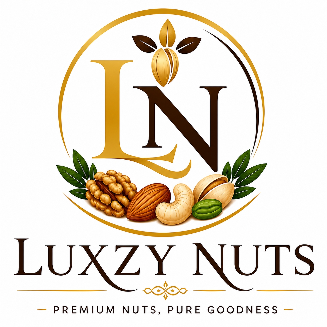 LUXZY NUTS trademark artwork