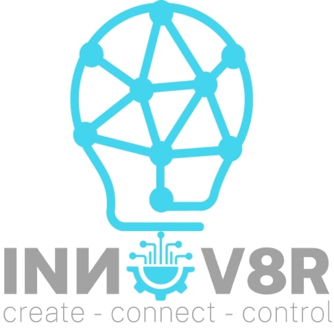 Innov8r - create - connect - control trademark artwork