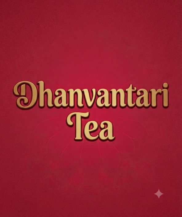 DHANVANTARI TEA (LABEL) trademark artwork
