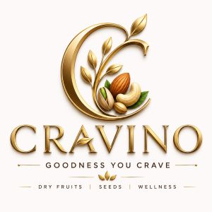 CRAVINO with tag line GOODNESS YOU CRAVE trademark artwork