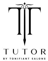 TUTOR WITH DEVICE OF TONIFIANT SALONS trademark artwork