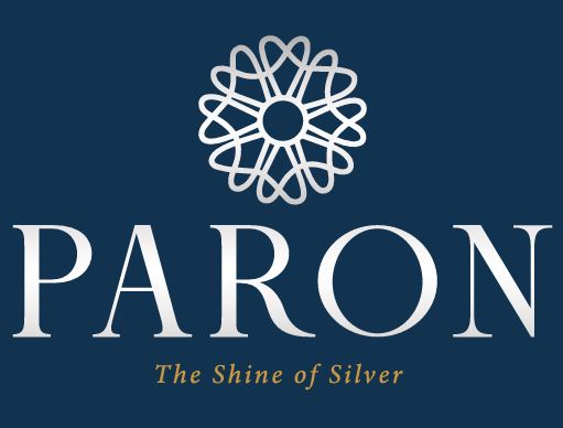 PARON with tagline The Shine of Silver trademark artwork