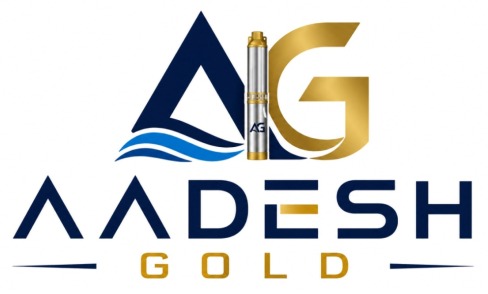 AADESH GOLD WITH DEVICE OF AG trademark artwork