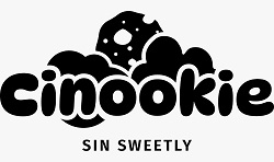 Cinookie with the tagline ‘SIN SWEETLY’ trademark artwork