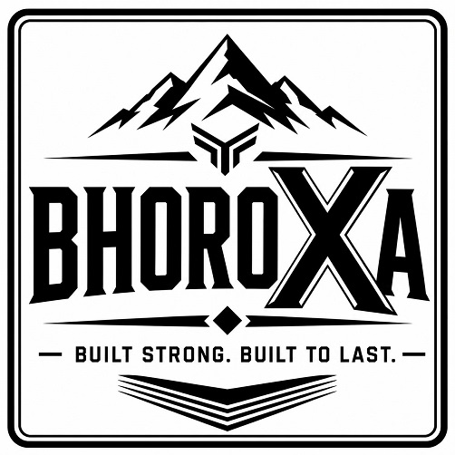 BHOROXA WITH TAG LINE BUILD STRONG BUILD TO LAST trademark artwork