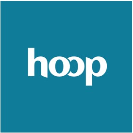 Device of Teal and White Hoop trademark artwork
