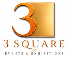 3 SQUARE EVENTS & EXHIBITIONS WITH DEVICE OF 3 trademark artwork