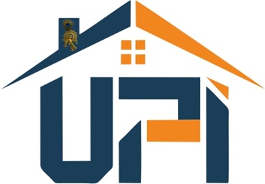 The mark consists of a stylized device featuring the letters 'UPI' in a bold, geometric, dark blue font trademark artwork