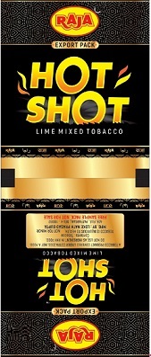 RAJA HOT SHOT trademark artwork