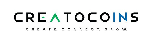 CREATOCOINS - CREATE. CONNECT. GROW. trademark artwork