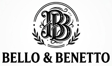 BELLO & BENETTO WITH DEVICE OF BB trademark artwork