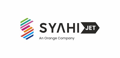 SYAHI JET AN ORANGE COMPANY WITH S trademark artwork