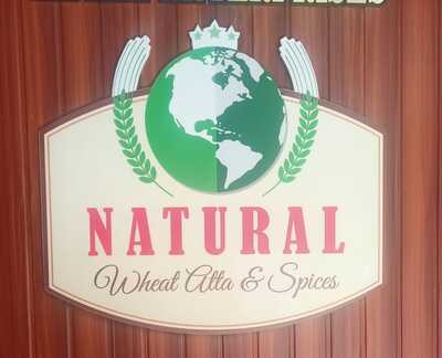 NATURAL "WHEAT ATTA & SPICES" trademark artwork