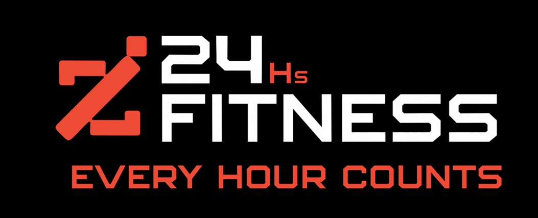 24Hs FITNESS with Logo and Tagline EVERY HOUR COUNTS trademark artwork