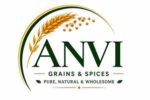 ANVI GRAINS & SPICES PURE, NATURAL & WHOLESOME trademark artwork