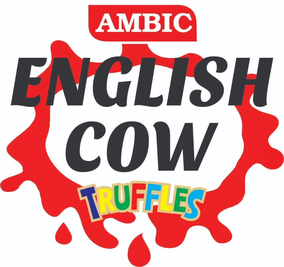 AMBIC ENGLISH COW TRUFFLES trademark artwork