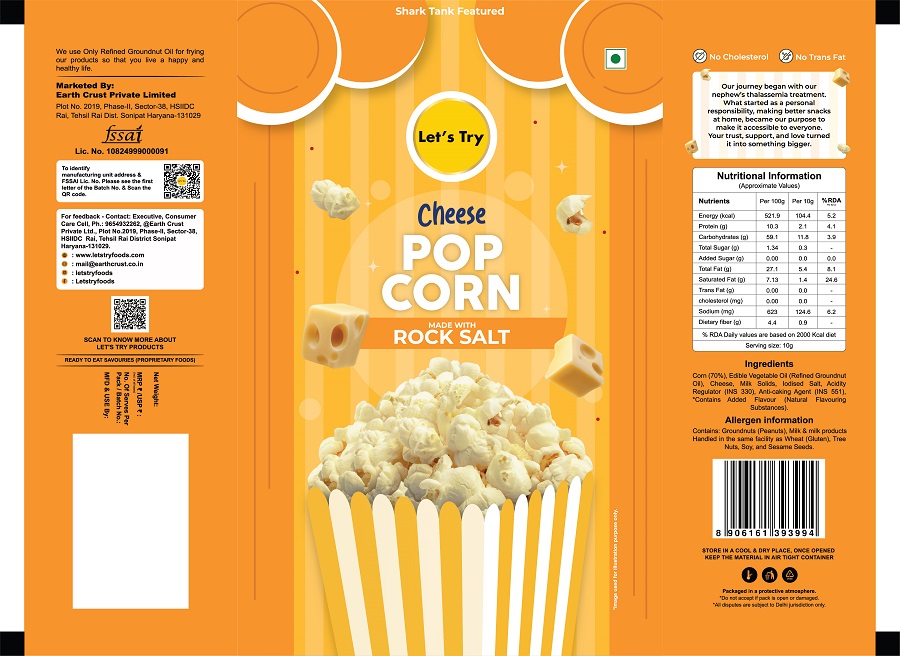 Let's Try Cheese POPCORN trademark artwork